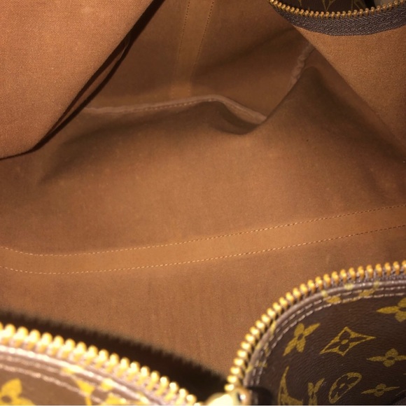 W LOUIS VUITTON Monogram Keepall Bandolier Crossbody Weekend Travel Bag LV 55 - Picture 12 of 17